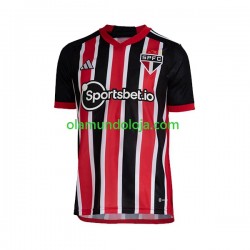Camisola Sao Paulo Homem Equipamento Segundo 2023-2024 Manga Curta